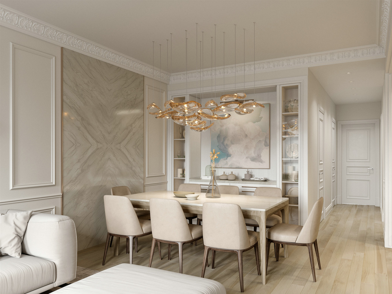 贵阳富力华庭125㎡展现极简和轻奢的碰撞