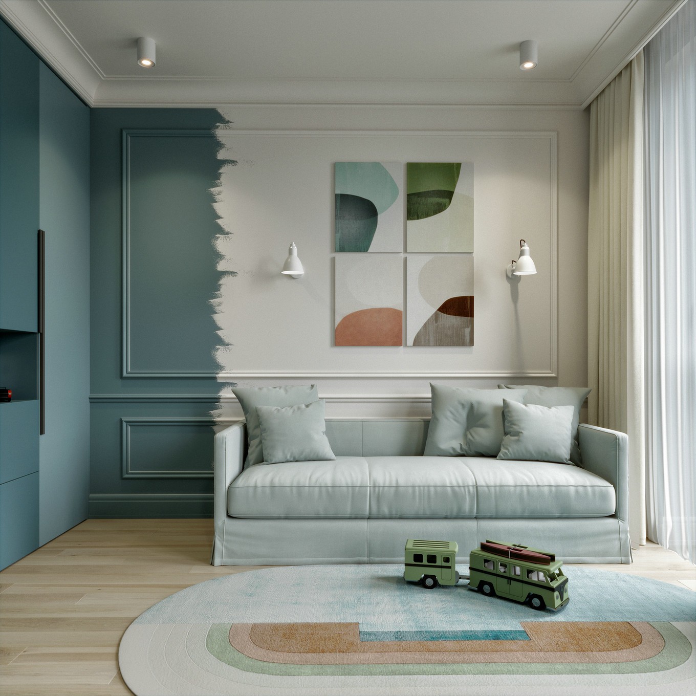 贵阳富力华庭125㎡展现极简和轻奢的碰撞