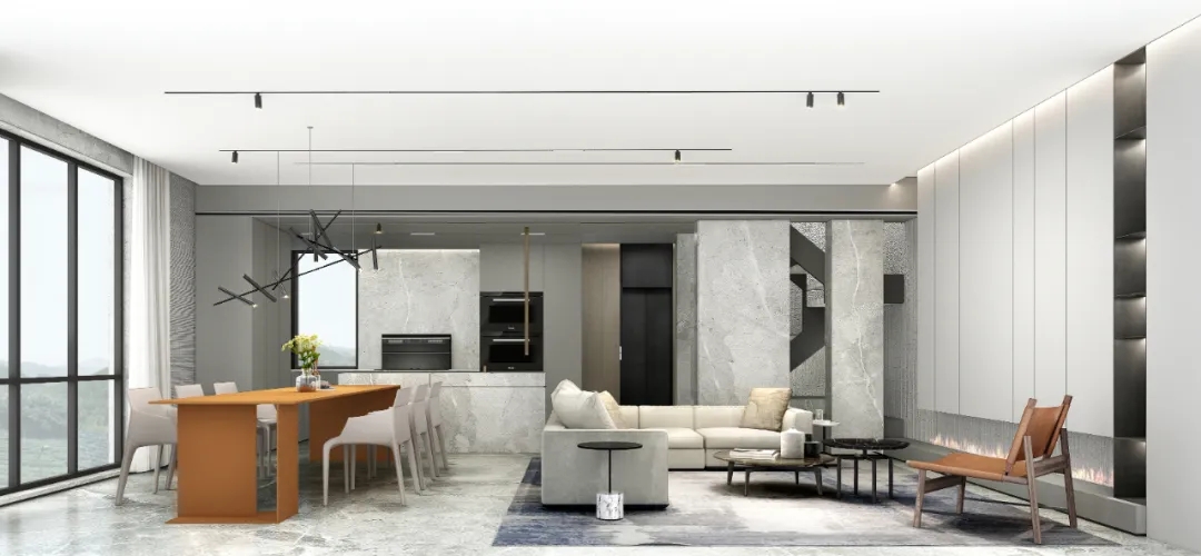 贵阳中建华府135㎡现代简雅住宅,放松的生活方式