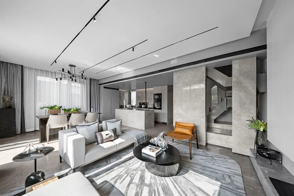 贵阳中建华府135㎡现代简雅住宅,放松的生活方式