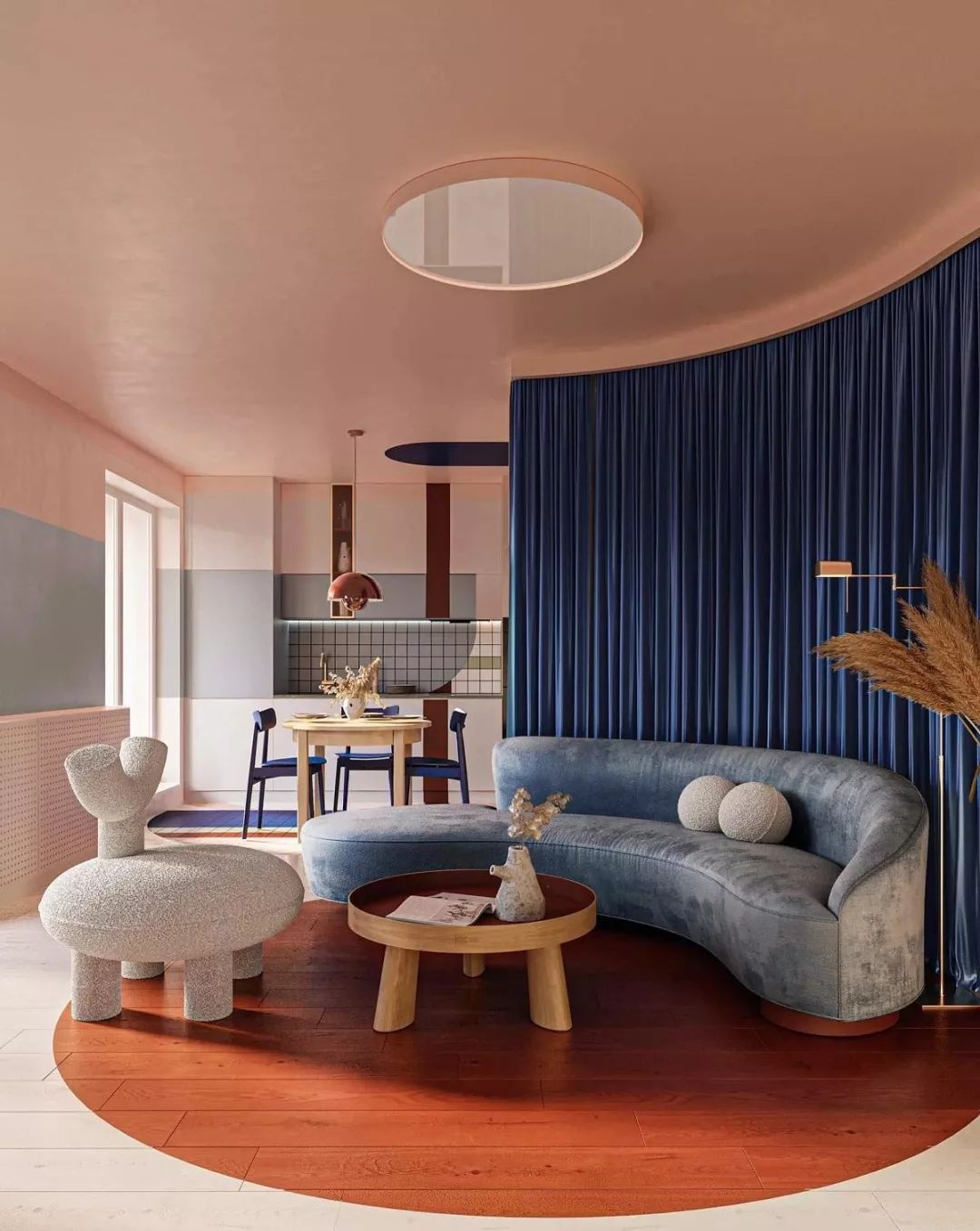 贵阳盛世公寓72㎡现代甜美空间，小清新之居