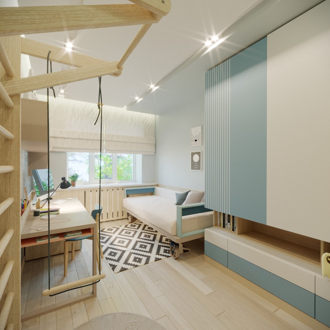 贵阳时代新居86㎡现代简约住宅，别具一格的粉