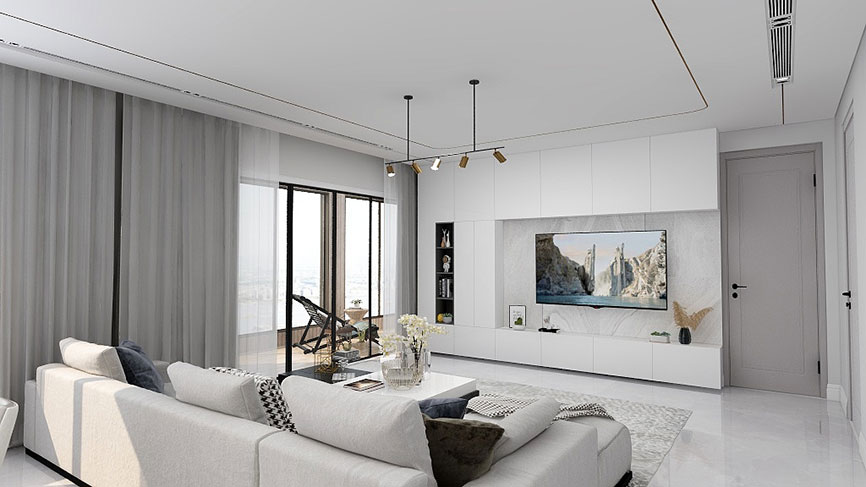 贵阳华润悦府140㎡雅致高级的简约之家