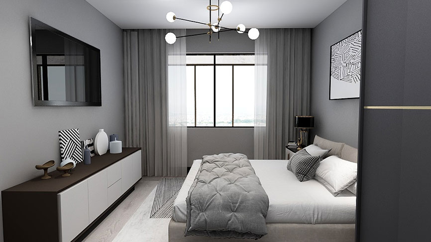 贵阳华润悦府140㎡雅致高级的简约之家