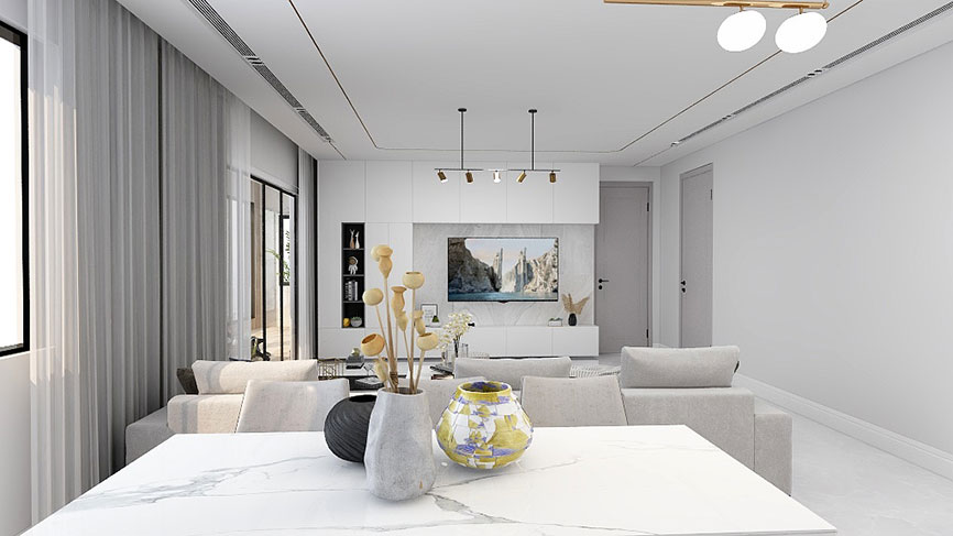 贵阳华润悦府140㎡雅致高级的简约之家