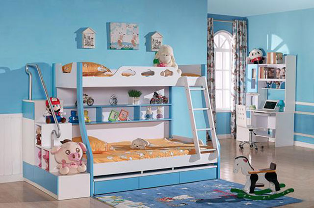 家庭装修中儿童房安装上下床怎么样?