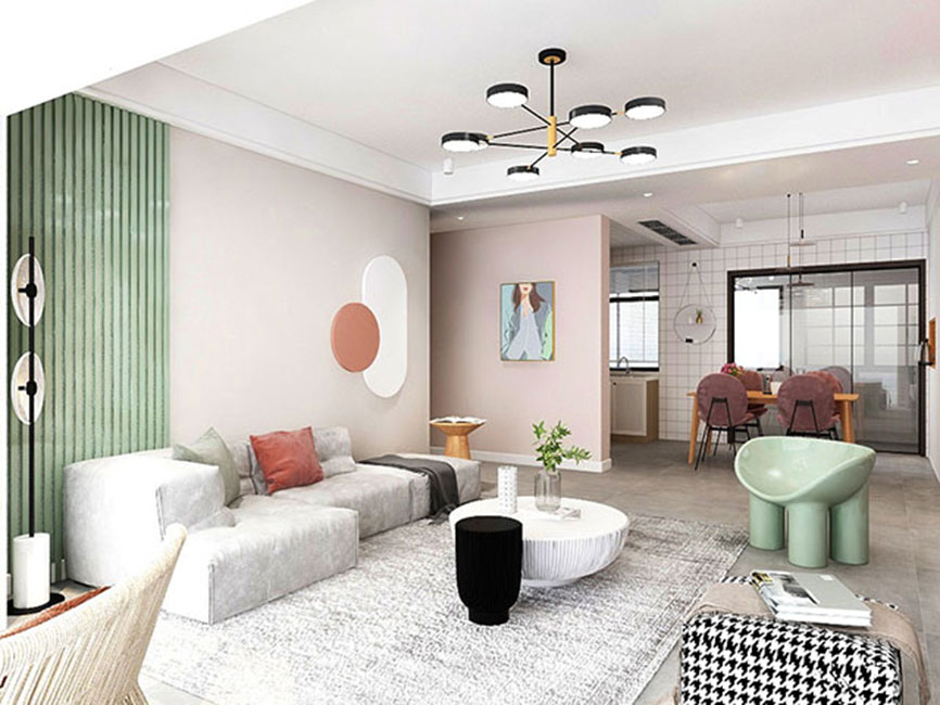 贵阳保利凤凰湾136㎡，暖色北欧，别具一格的私人住宅