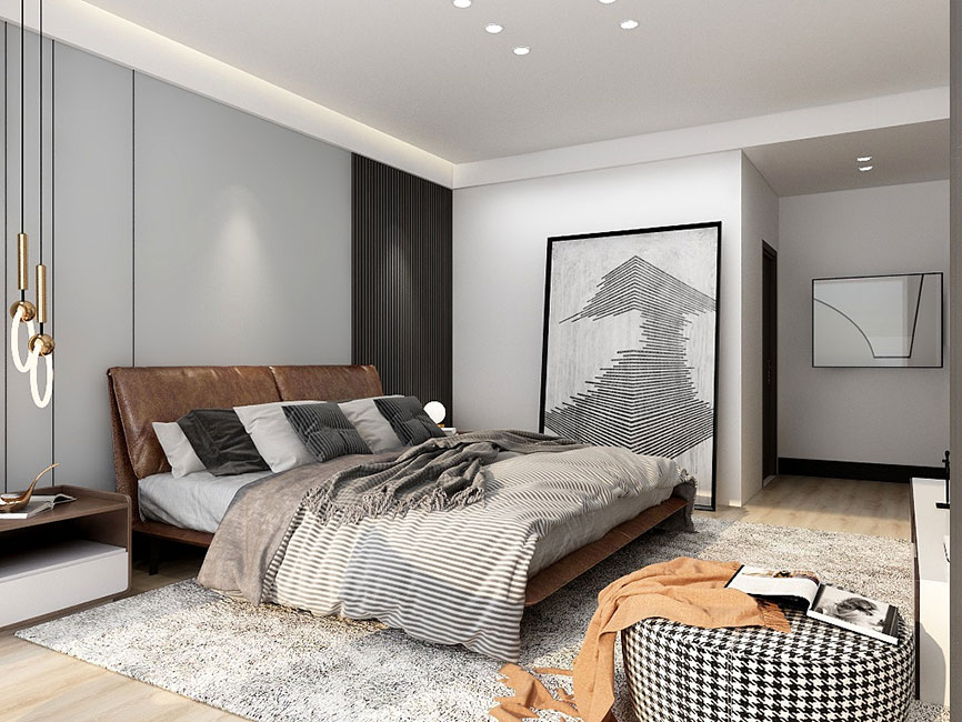 贵阳美的国宾府150㎡，质感现代住宅，演绎生活乐章