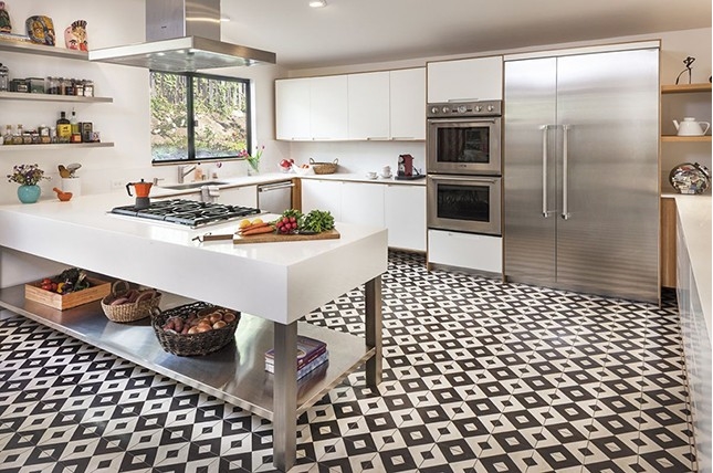 12种时下流行的厨房地板翻新设计理分享